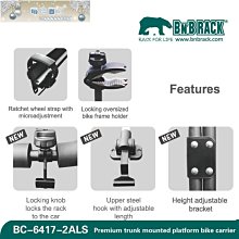 【BNB RACK】熊牌-滑槽式後背攜車架 ARTC認證 轎車休旅車適用 BC-6315-2S送安裝(車麗屋) 歷史價格詳細信息