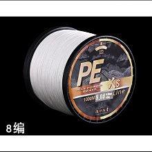 締造風箏線 8編1000米 灰色 白色  單色系海釣線 pe線 織網線 歷史價格詳細信息