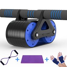 【健身用品】健腹輪 健身輪 回彈輪 健腹輪自動回彈收腹卷腹運動練腹肌神器男女家用肘撐滾輪健身器材 歷史價格詳細信息