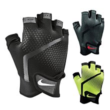 Nike 男用防滑短指健力手套2.0(灰藍) 歷史價格詳細信息