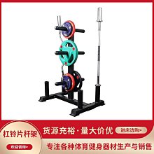 槓鈴片啞鈴架子  健身健身器材存放架 家用槓鈴桿收納架 歷史價格詳細信息