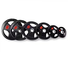 三抓孔槓鈴片家用舉重奧杆20公斤10KG健身PU手抓包膠鑄鐵槓鈴配件 歷史價格詳細信息