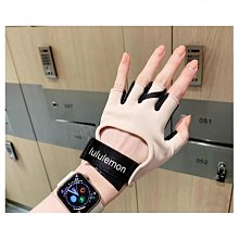 lulu露露半指手套防滑透氣運動瑜伽手套訓練擼鐵健身男女款 歷史價格詳細信息