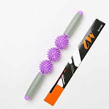 刺猬球肌肉按摩棒三球狼牙筋膜棒放松滾軸瑜伽按摩滾輪五球瑜伽棒 歷史價格詳細信息