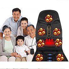 汽車按摩坐墊頸椎頸部腰背部按摩器加熱全身靠墊椅墊 歷史價格詳細信息