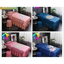 美容床四件套床罩棉簡約中式院按摩床套單件一件 歷史價格詳細信息