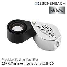 【Eschenbach】20x/17mm 德國製金屬殼消色差珠寶放大鏡(118420) 歷史價格詳細信息