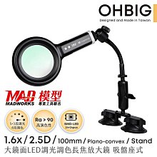 【HWATANG】OHBIG 2.3x/5D/100mm 大鏡面LED調光調色護眼放大鏡(AL001-S5DT02) 歷史價格詳細信息