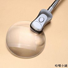 放大鏡 高清放大鏡 臺式 夾式桌面老人閱讀放大鏡維修焊接30倍大鏡片篆刻 帶光源 加長支架放大鏡新款 歷史價格詳細信息