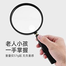 手持放大鏡老人高清10倍閱讀看報用復古軟裝擺件攝影拍照道具裝飾 歷史價格詳細信息