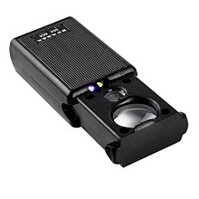 抽拉手持可攜式高倍10倍閱讀看書看報放大鏡帶led燈鑑定古玩伊人 歷史價格詳細信息