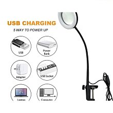 桌面美容燈半月美甲檯燈白色美甲照明燈爆款美容院燈  露天市集  全臺最大的網路購物市集 歷史價格詳細信息