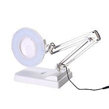 高亮度LED臺式放大鏡燈 360度旋轉維修放大鏡燈 化妝美甲美睫工作放大鏡燈 摺疊便攜式護眼閱讀學習檯燈P6974 歷史價格詳細信息
