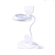 高亮度LED臺式放大鏡燈 360度旋轉維修放大鏡燈 化妝美甲美睫工作放大鏡燈 摺疊便攜式護眼閱讀學習檯燈P6974 歷史價格詳細信息