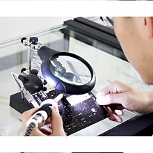 放大鏡 10倍高清 電子可插電 電池摺疊 閱讀臺式 放大鏡 手機維修 帶LED燈線路 歷史價格詳細信息