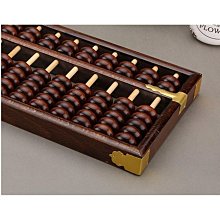 17檔7珠木質仿古大號老式算盤紅色硬實木算盤 老會計財*特價優惠 歷史價格詳細信息