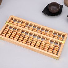 中號老式木質算盤小學生二年級四年級數學珠算計算計數*特價 歷史價格詳細信息