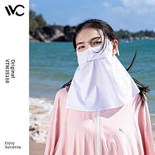 開車防曬面罩薄款面紗一體圍脖露鼻子遮全臉冰絲臉罩男女用夏日季 歷史價格詳細信息