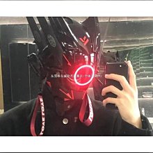 賽博朋克面具圓燈機翼辮子充電面罩變妝音樂節發光面具科技感頭盔  露天市集  全臺最大的網路購物市集 歷史價格詳細信息