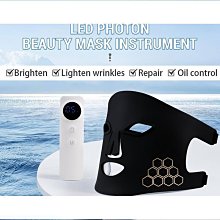 家用光子嫩膚儀LED矽膠美容面罩美白大排燈光譜七色面膜儀美容儀 歷史價格詳細信息