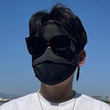 開車防曬面罩薄款面紗一體圍脖露鼻子遮全臉冰絲臉罩男女用夏日季 歷史價格詳細信息