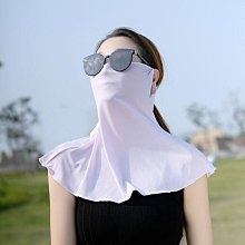 開車防曬面罩薄款面紗一體圍脖露鼻子遮全臉冰絲臉罩男女用夏日季 歷史價格詳細信息