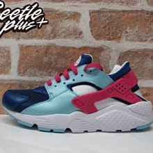 Nike Huarache Run GS [654275-421] 大童 休閒鞋 運動 經典 武士鞋 舒適 穿搭 橘藍 歷史價格詳細信息