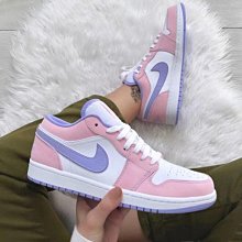 Air Jordan 1 Low AJ1 低筒 紫色 休閒運動籃球鞋 板鞋 女鞋554723-505 歷史價格詳細信息