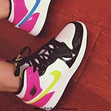 Air Jordan 1 Mid AJ1 女鞋 綠巨人 白紫綠 男鞋 中幫 飛人喬登1代 籃球鞋 554724-300 歷史價格詳細信息