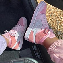 AIR JORDAN 1 MID AJ1 Digital 復古 中幫 粉綠紅 運動 籃球鞋 555112-102 女款 歷史價格詳細信息