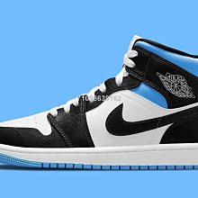 【代購】Nike Air Jordan 1 Mid 喬丹白藍休閒高幫運動鞋BQ6472-104 歷史價格詳細信息