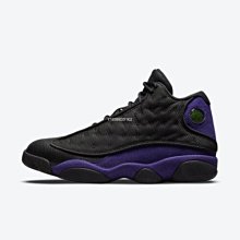 【代購】Air Jordan AJ13 Retro 黑紫 皮革 反光 運動百搭籃球鞋DJ5982-015男鞋-台之星代購 歷史價格詳細信息