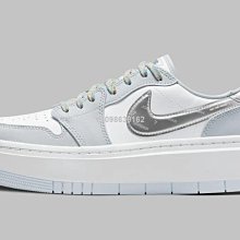 【代購】Nike Air Jordan 1 Elevate Low SE 灰白 撕撕樂厚底低幫休閒滑板鞋DX6069-101女鞋-台之星代購 歷史價格詳細信息