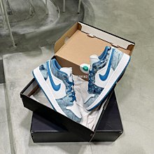 【代購】Air Jordan 1 Low 白藍復古休閒低幫滑板鞋DC0774-141男女鞋-台之星代購 歷史價格詳細信息