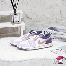 球鞋補習班 WMNS NIKE AIR JORDAN 1 LOW 紫羅蘭 粉紅紫 女鞋 低筒 休閒 DZ2768-651 歷史價格詳細信息