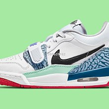 【代購】Air Jordan  Legacy 312 白藍低幫休閒運動籃球鞋CD7069-104 男女鞋 歷史價格詳細信息