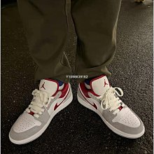 【代購】Nike Air Jordan 1 Low 灰白 煙灰 DC0774-105-台之星代購 歷史價格詳細信息
