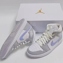 【代購】Nike Air Jordan 1 Mid 喬丹白藍休閒高幫運動鞋BQ6472-104 歷史價格詳細信息