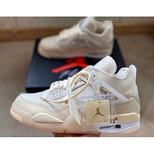 Off-White x Air Jordan 4 Retro 低筒白帆 CV9388-100 公司貨 歷史價格詳細信息