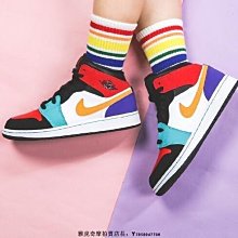 【小熊海外購】Air Jordan 1 Mid 全白 百搭 格子布 菱格 支撐 防滑 籃球鞋 DB6078-100 男女鞋 歷史價格詳細信息