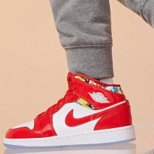 【酷E潮鞋店】Air Jordan 1 Mid 喬丹 小閃電 白寶藍 高幫百搭運動鞋DD6834 402 歷史價格詳細信息