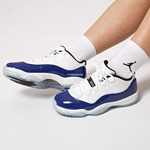 AJ11 AIR JORDAN 11 LOW AJ11GS 白綠 好搭 低幫 休閒運動籃球鞋 歷史價格詳細信息