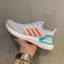 adidas 慢跑鞋 ULTRABOOST 20 Primeblue W 灰 橘藍 愛迪達 女鞋【ACS】 EG0770 歷史價格詳細信息