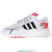 ADIDAS ORIGINALS NITE JOGGER 黑白 反光 運動慢跑鞋 男女鞋 EF5826【ADIDAS x NIKE】 歷史價格詳細信息