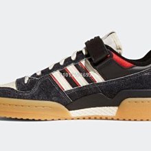 adidas Originals Forum 三葉草黑藍經典休閒滑板鞋GZ4403 男女鞋 歷史價格詳細信息