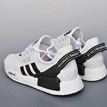 Adidas Original NMD_R1 V2 黒紅藍 低幫休閒百搭運動鞋FY2070 男女鞋 歷史價格詳細信息