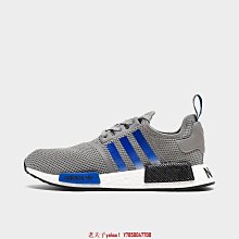 【小熊海外購】【老夫子】Adidas NMD R1 J Ash Grey 灰藍 G27688鞋 歷史價格詳細信息