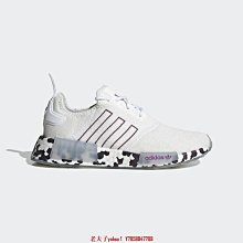 【小熊海外購】【老夫子】Adidas NMD R1 J Ash Grey 灰藍 G27688鞋 歷史價格詳細信息