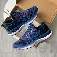 ASICS 亞瑟士 GEL-NIMBUS 23 高緩衝 黑藍 慢跑鞋 男鞋 寬楦 歷史價格詳細信息