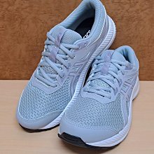 Asics 慢跑鞋 Contend 8 GS 灰 藍 女鞋 大童鞋 基本款 運動鞋 【ACS】 1014A259020 歷史價格詳細信息